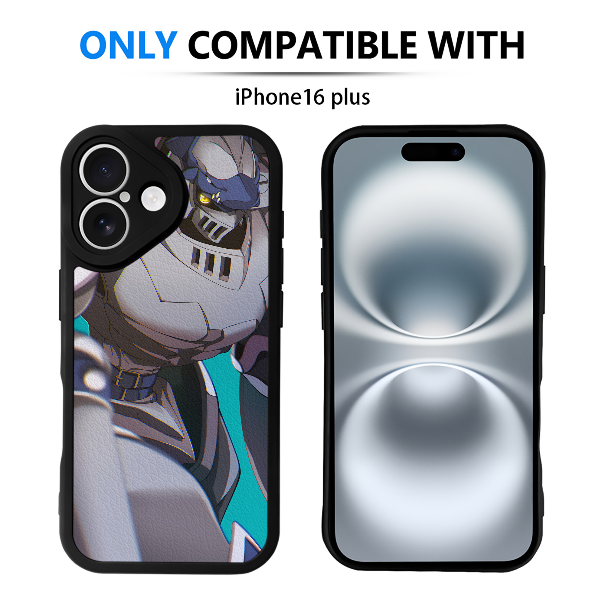 （画像用） Digimon デジタルモンスター/デジモン 【iPhone 16シリーズ対応】シリコンスマホケース（レザー調） 材質：シリコン
